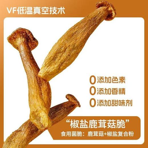 [最农公社]椒盐鹿茸菇零食3袋15/25g装可以直接吃咸味食用菌非油炸 商品图2