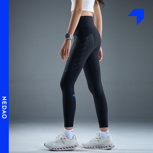 25新品内道聚能力收纳紧身长裤女士腰包收纳紧身弹力跑步训练运动裤 商品图3