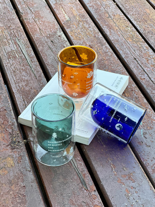 华中大双层防烫玻璃杯 商品图2