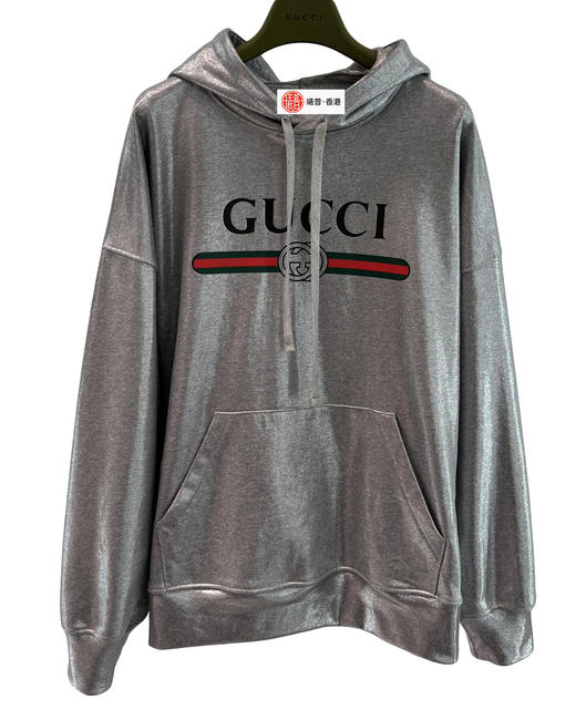 女款印花烫银连帽卫衣012 商品图0