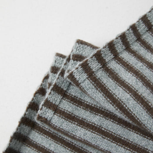 ROMI STUDIO“温雅气质”羊毛混纺立体浮雕纹理三角披肩 RWCAPT6231 商品图3