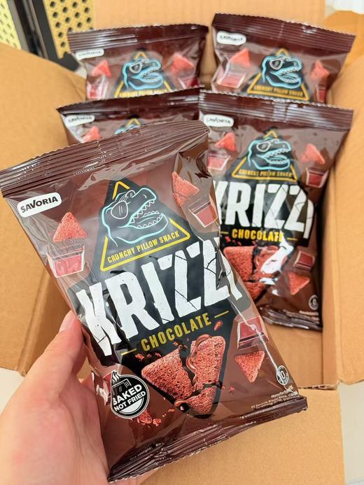 【KRIZZI巧克力夹心三角脆】 💰淘宝价：64￥/包！！ 💰团购价：29.9￥/5包【立省35】 一口沦陷的宝藏小零食🍫 浓郁可可香裹着酥脆小饼干，非油炸配方超健康～ ✨ 0反式脂肪 ！ 商品图0