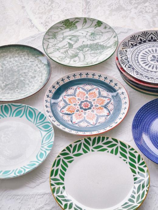 🌸【灼瓷Burnt porcelain·9.5英寸巨幅盲盒圆盘】🌈9.5英寸超大盲盒圆盘重磅来袭几十款花色“抽抽乐”，🌟外贸品质，击穿底价 🌞亲爱的盲盒爱好者、家居装饰达人们 商品图1