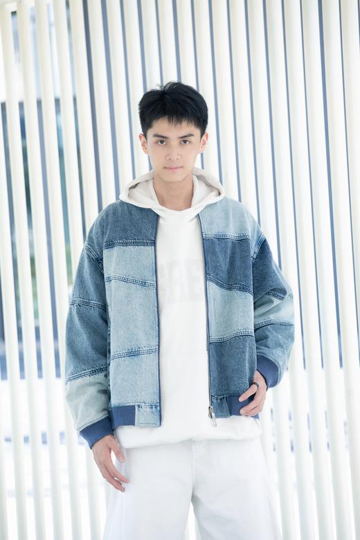 S435872071拼接牛仔夹克 商品图2