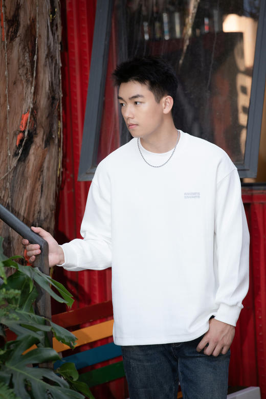 E432564223纯色圆领卫衣 商品图0