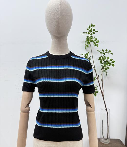 条纹羊毛套头衫 商品图3