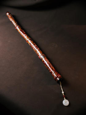 紫檀大漆文昌竹 高定款长约37cm【器悟雅玩】