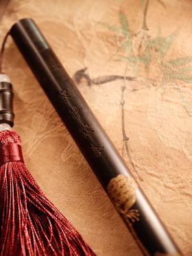 【黑檀莲蓬筒装沉香线香8g】大梦香堂