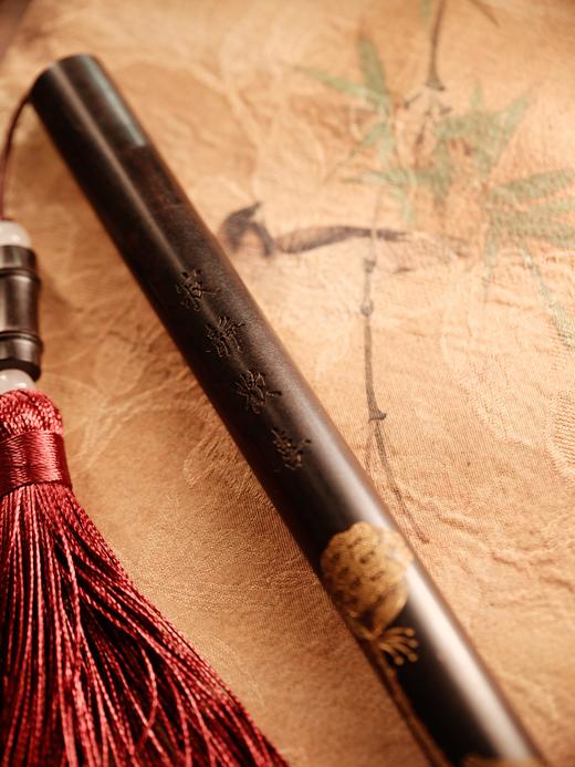 【黑檀莲蓬筒装沉香线香8g】大梦香堂 商品图0