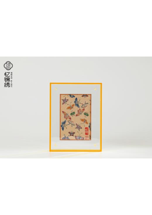 古蜀锦立屏——彩蝶纹锦 商品图5