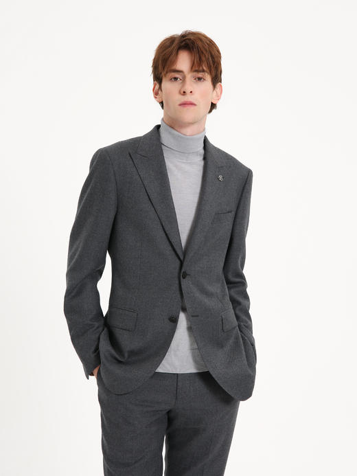 callisto熔岩灰绵羊毛西服 商品图2