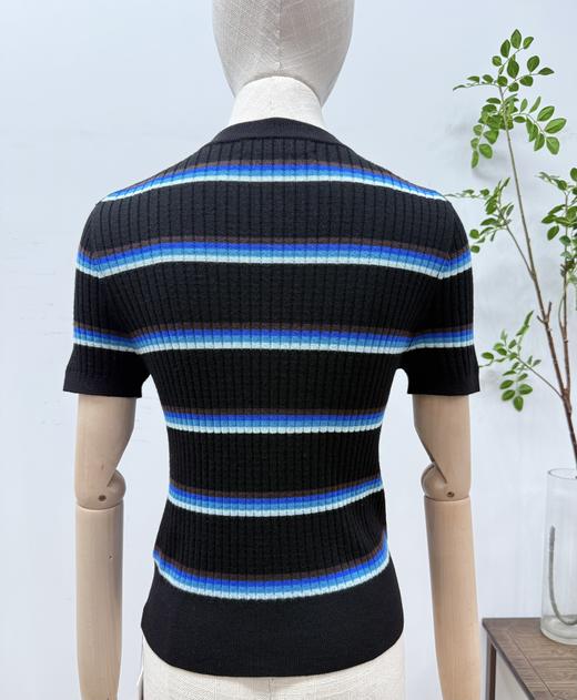 条纹羊毛套头衫 商品图5