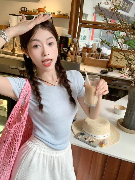 <曾小咸推荐>现货秒杀！最后一波 ！抢到赚到！【俏皮女孩】两色后腰绑带上衣 日常119.99 立减70 秒杀49.99！ 商品图5