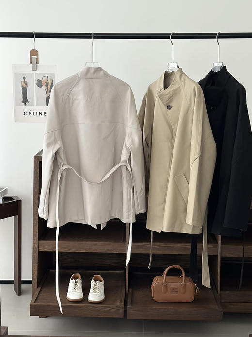 「诺丁山下」经典款风衣 ，经典A形廓形，中长款设计，慵懒松弛还高级【3-5天发货】 商品图2