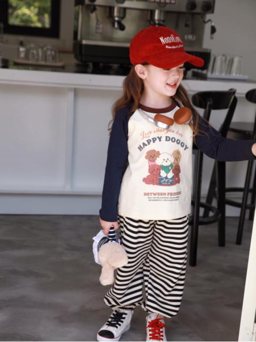 🔥秋款新品❗90-160码❗【西蒙日记·儿童卡通插肩袖百搭T恤LCCJCX】❤️内搭外穿都可，一件搞定所有场合！ ✅超柔高品质材质，💝无甲醛无荧光剂，软糯舒适，亲肤透气好穿！ 商品图3