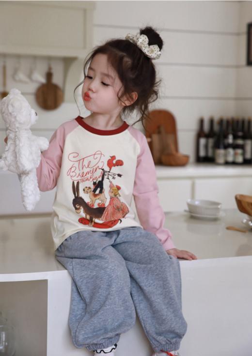 🔥秋款新品❗90-160码❗【西蒙日记·儿童卡通插肩袖百搭T恤LCCJCX】❤️内搭外穿都可，一件搞定所有场合！ ✅超柔高品质材质，💝无甲醛无荧光剂，软糯舒适，亲肤透气好穿！ 商品图4