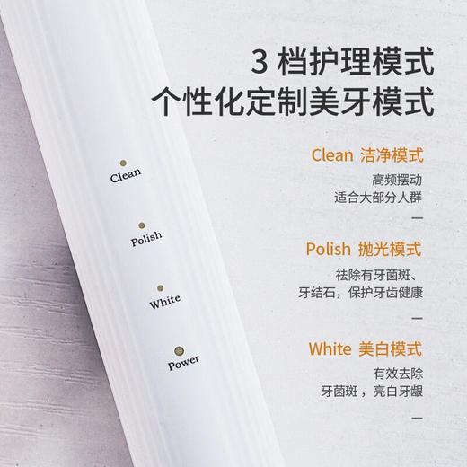 MINEJONIMINEJONI声波电动牙刷A7充电式男款女款成人学生牙刷 商品图2