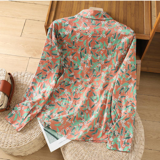 GYH 839简约休闲新款碎花气质衬衫洋气上衣 商品图1