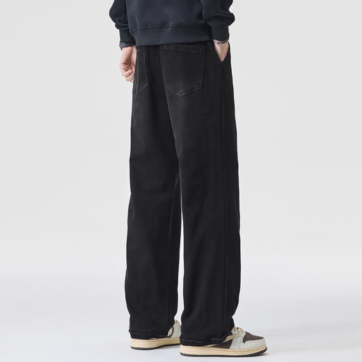 【加长款】【DQ】大依优型大码牛仔裤男宽松直筒秋冬新款高个子加长版阔腿牛仔裤男宽松百搭加肥加大码休闲直筒长裤300斤 商品图2