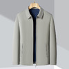 【男士新款翻领夹克衫】长袖夹克时尚都市中年商务行政高端外套 商品缩略图1
