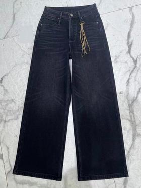 【门店同款】ENJOY秋季美式复古拖地裤 164746896