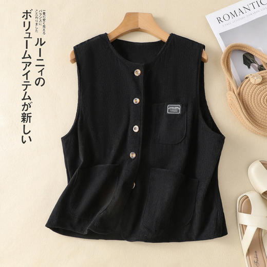 GYH 852大码休闲时尚休闲简约马夹外套 商品图2