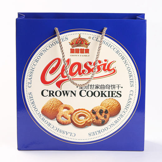 【奶香醇厚❗️皇冠世家曲奇礼盒套装】烘焙界奢品级，原材料，食材，香脆营养！饼干丹麦风味奶油牛奶香味零食908g铁盒送礼佳品曲奇L 商品图4