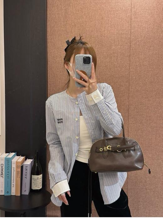 𝐦𝐢𝐮𝟐𝟓新款棉府绸衬衫 两穿 商品图7