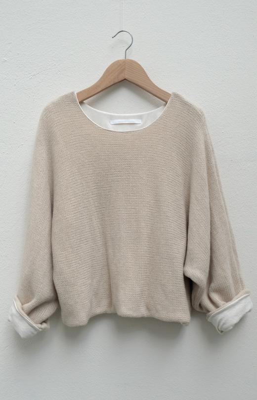 elsa esturgie米色圆领长袖上衣 商品图6