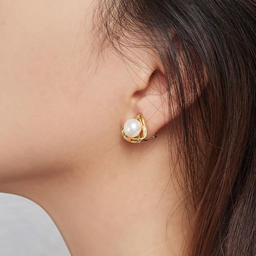 【没打耳洞也能美，买2件或耳夹套装送项链】Manreya玛芮雅淡水珍珠耳夹耳钉合集丨无耳洞星人福利，淡水珍珠 商品图1