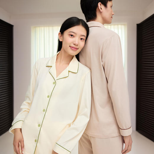 热卖！入秋爆款！拾袜记云棉开衫睡衣 男女同款 植物防螨+云朵般柔软 深睡一整夜 入秋家居服 商品图8