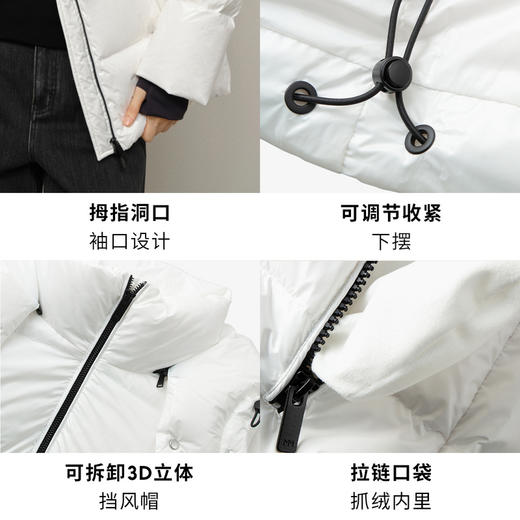 【商场同款】麦檬冬90鹅绒温暖加倍防风羽绒5FB280991 商品图1