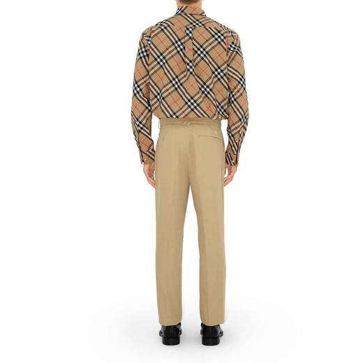 BURBERRY 巴宝莉 男士格纹棉质长袖衬衫 格子 8106165 B9368 商品图3