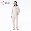 都市丽人睡衣海岛绒烂花睡衣女士家居服长袖长裤海岛绒套装LHH1P7 商品缩略图1
