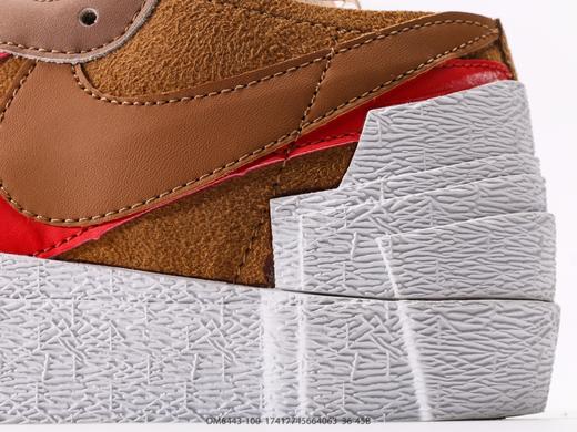 耐克SACAI x Nike Blazer Low解构低帮休闲运动板鞋DM6443-100男女鞋 商品图6