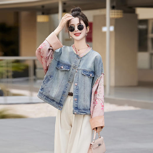 HR MDN8812新中式外套宽松休闲国风唐装上衣 商品图1