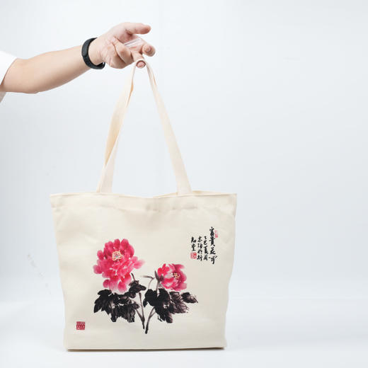 花开富贵帆布袋 商品图1