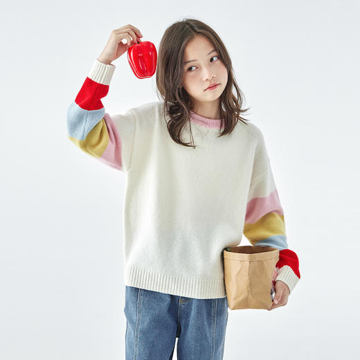 棵初彩条毛衣801K258036CD 商品图2