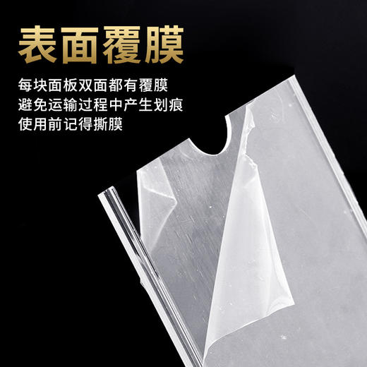 亚克力卡槽定制A4单层透明有机玻璃展示板插纸盒*50块-FN 商品图0