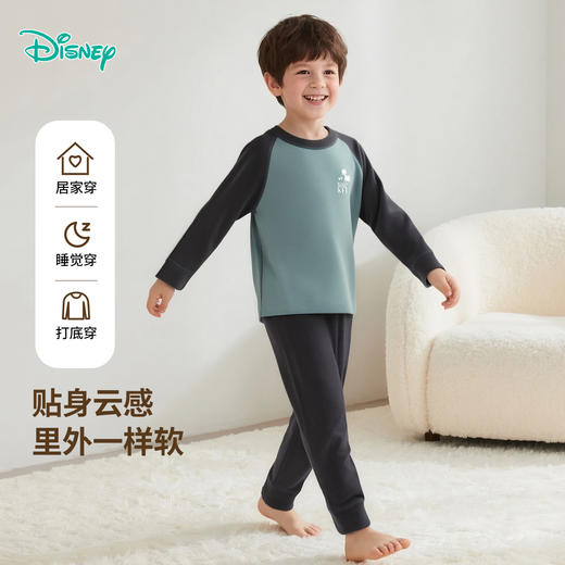 迪士尼童装男女童家居服套头套装春秋亲肤透气睡衣ZD3ET046 商品图5