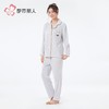 都市丽人睡衣双面法兰绒睡衣女士家居服长袖长裤法兰绒套装LHH1L2 商品缩略图2