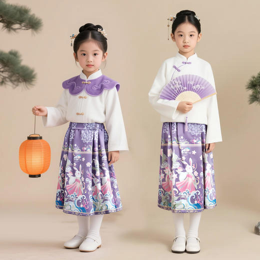 迪士尼宝宝春秋女童梭织马面裙XD4DQ010 商品图4