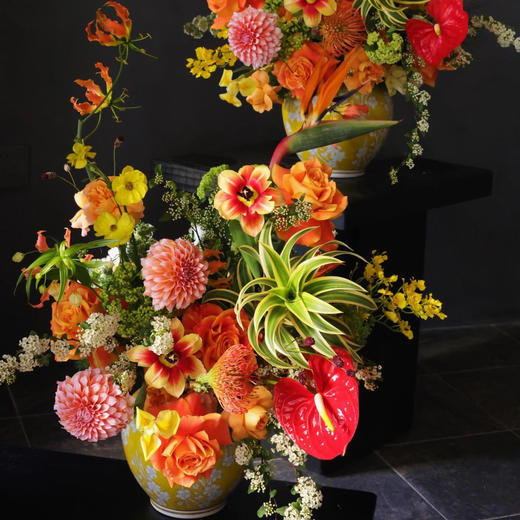 《花开富贵》瓶插花款式随机可备注色系 商品图2