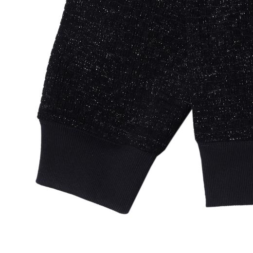 WY1075SDSA男士秋冬新款痞帅男装纯色满天星格子抽绳连帽卫衣百搭高街 商品图4