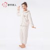 都市丽人睡衣男童女童可穿法兰绒提花家居服长袖长裤童装JHH1F3 商品缩略图9