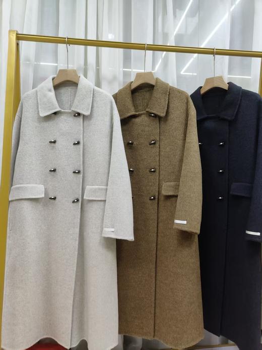 【YW】无忧购韩系东大门牛角扣休闲百搭70%羊毛大衣8809（截单后3-5天发货) 商品图2