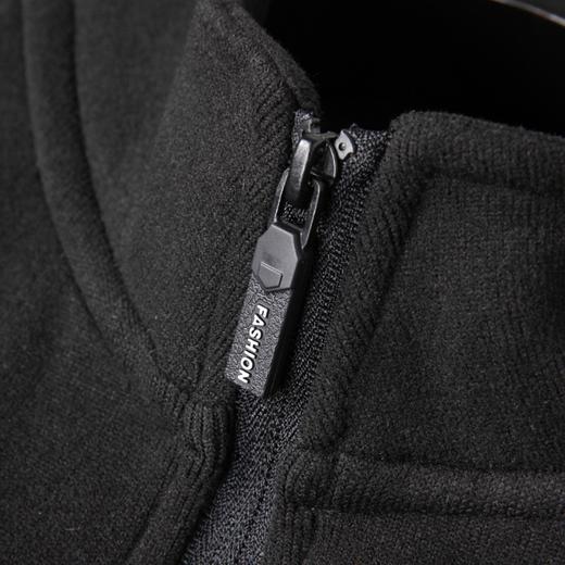 【德绒】【DSF】大依优型大码男装青年半拉链立领德绒打底衫宽松时尚加肥加大码男 商品图4