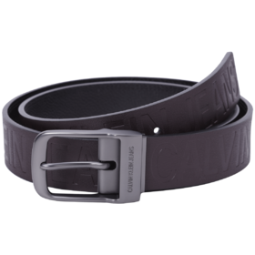 011334569804 卡尔文克雷恩Calvin Klein CK Jeans 男士双面用压印LOGO针扣腰带HC0554H1【90cm】