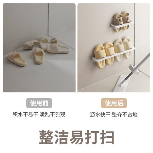 懒角落壁挂单杆置物架 商品图2