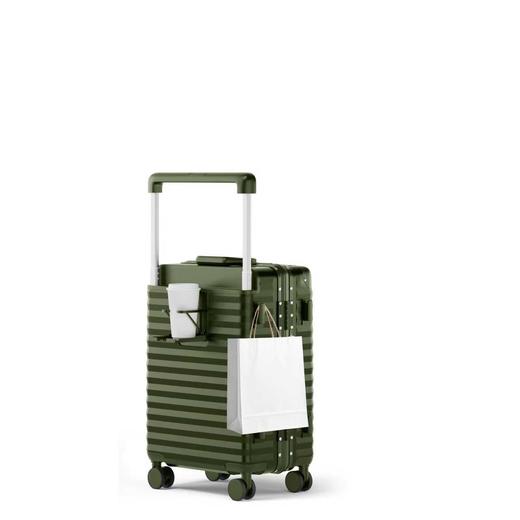 【新款】亚马逊同步上新火爆欧美时尚商务前开口铝框箱宽拉杆旅行箱20寸商务登机箱USB充电 商品图8